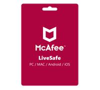 McAfee LiveSafe | Global - 10 dispositivi - 1 anno