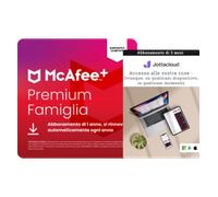 McAfee+ Premium Family 1 anno Dispositivi illimitati + Jottacloud backup illimitati nel cloud