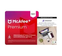 McAfee+ Premium Individual | 1 anno | Dispositivi illimitati + Jottacloud backup illimitati nel cloud