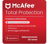 McAfee Total Protection 1 licenza/e Inglese