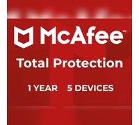 McAfee Total Protection 1 Year 5 Devices Key - EU