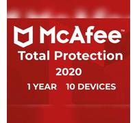 Mcafee Total Protection 2020 1 Year 10 Devices Key - GLOBAL
