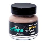 mCaffeine Naked and Raw Coffee Face Mask - Enriched with Pure Arabica Coffee, Argan Oil, and Vitamin E - Removes Excess Oil and Avert Dryness - 100 g