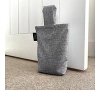 McAlister Textiles Lazio - Fermaporta in tessuto, 21 x 17 cm, colore: grigio antracite