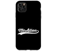 McAllen Texas Vintage Cursive US City Nome Retro Sports Custodia per iPhone 11 Pro Max