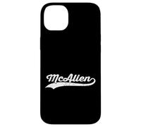 McAllen Texas Vintage Cursive US City Nome Retro Sports Custodia per iPhone 14 Plus