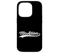 McAllen Texas Vintage Cursive US City Nome Retro Sports Custodia per iPhone 14 Pro