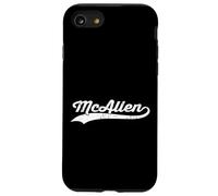 McAllen Texas Vintage Cursive US City Nome Retro Sports Custodia per iPhone SE (2020) / 7 / 8