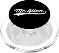 McAllen Texas Vintage Cursive US City Nome Retro Sports PopSockets PopGrip per MagSafe
