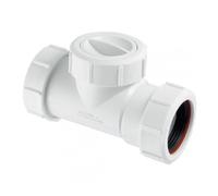 Mcalpine T28M-NRV T28M-NRV-Valvola di Non Ritorno multifit in Linea, Bianco