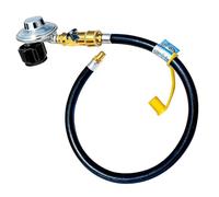 MCAMPAS Kit tubo regolatore propano Quick Connect per griglie Weber Spirit 500/700, Genesis 1000-5000, Platinum I/II - sostituisce le parti Weber 65570, 7503, 7504