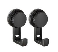 MCAOAL 2 ganci adesivi resistenti per superfici piastrelle vetro ideali per organizzare accessori della cucina del bagno senza attrezzi necessari