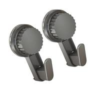 MCAOAL 2 ganci adesivi resistenti per superfici piastrelle vetro ideali per organizzare accessori della cucina del bagno senza attrezzi necessari
