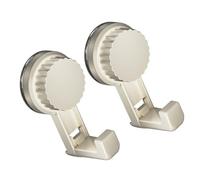 MCAOAL 2 ganci adesivi resistenti per superfici piastrelle vetro ideali per organizzare accessori della cucina del bagno senza attrezzi necessari