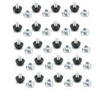 MCAOAL 20 Pagine Regolabile Mobili Leveler M8Threaded Vite In Altezza Gamba Aggiustatori Accessori Per Sedie Divani Mensole Sedie Leveler