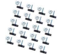 MCAOAL 20 Pagine Regolabile Mobili Leveler M8Threaded Vite In Altezza Gamba Aggiustatori Accessori Per Sedie Divani Mensole Sedie Leveler