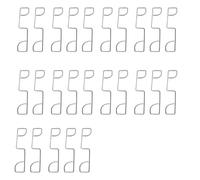 MCAOAL 25 pezzi cunei per pannelli di recinzione a scagliare per non battere più all'aperto per fermare i pannelli clip di recinzione