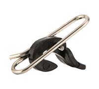 MCAOAL 50 ganci per esche in acciaio inox, clip di rilascio della pesca di mare, effetti del rilascio, accessori per il trasporto, clip resistente