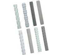 MCAOAL 8 impugnature ergonomiche per penna per aiuti alla scrittura impugnatura portapenne in silicone testurizzato per bambini stabilizzatori per matita ergonomici per scrittura a mano