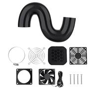 MCAOAL Accessorio per ventola di scarico USB per ventilazione della stampante, perfetto per la pulizia dell'aria in cucine e case per animali domestici, sistema di filtrazione dell'aria