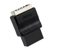 MCAOAL Adattatore da USB 2.0 a 9 pin a tipo header per scheda madre con tipo femmina da presa frontale a convertitori di intestazione a 9 pin