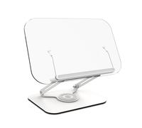 MCAOAL Altezza regolabile dello scaffale di lettura e base rotante 360 facoltativa per il supporto della compressa dei bambini e degli studenti