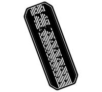 MCAOAL Biciclette Rack Protections Piastra Antigraffio Catena Bicicletta Bicicletta Down Telaio Tubo Protezione Deputato Adesivo
