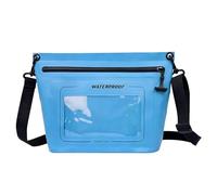 MCAOAL Borsa in PVC trasparente con tracolla per uso pioggia e, Blue | Borsa a tracolla impermeabile, accesso touch diretto, buona trasparenza in PVC, appassionati attività all ' aperto