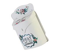 MCAOAL Cassetta delle lettere da esterno in ferro battuto resistente alle intemperie decorativa vintage con serratura porta grande capacità di archiviazione da parete resistente alle intemperie