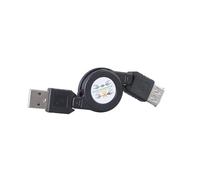 MCAOAL Cavo di prolunga retrattile USB 2.0 maschio a femmina, cavo di ricarica e sincronizzazione dati per tastiere e dispositivi USB