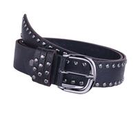 MCAOAL Cintura borchiata alla outsider Cintura in PU modificabile Abiti casual per uomo e donna Cinture punk Pendolari Turisti