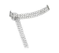 MCAOAL Cintura flessibile in regolabile con catena da 100 cm, adatta per abiti da festa da donna e catena in regolabile per accessori per tutti i giorni