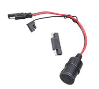 MCAOAL Connettore automobilistico al cavo femmina dell'incavo dell'automobile 14AWG 20A con estensione di ricarica dell'automobile della falda protettiva