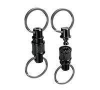 MCAOAL Coppia fibbie rimovibili laterali, Black