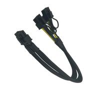 MCAOAL CPU 8Pin Maschio a 2x 8Pins Maschio PCIE Converter Per Mainboard CPU Adattatore di Alimentazione Sdoppiatore Y 8Pin Cavo di Estensione 40cm PCIe Cavo di Alimentazione