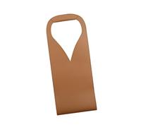 MCAOAL Durabilità PU Pelle Porta Vino Elegante Borsa Per Affari E Festa Celebrazioni Straordinario Artigianale Vettore Di Qualità, marrone chiaro, taglia unica