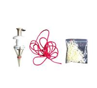 MCAOAL Esca Bander Fasce di gomma per pesci grossi, dispositivo terminale con nastri, dispositivo a corda rossa