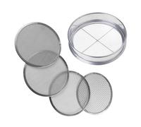 MCAOAL Fondo In Acciaio Inox Sifter E Indovinello Setaccio Set Con Un Diametro Di 8 Pollice Con Diverse Dimensioni Della Rete Per Un Efficace Sifter Ergonomico