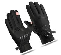 MCAOAL Guanti unisex impermeabili con schermo tattile per sci, ciclismo con impugnatura antiscivolo Guanti unisex compatibili con schermo tattile per esterni per tutte le condizioni atmosferiche