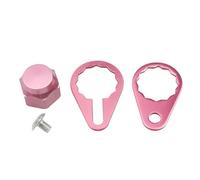 MCAOAL Mulinelli da pesca Maniglia Set di piastre di bloccaggio Mulinelli da pesca Maniglia a vite Tappi per dadi in leghe di alluminio Coperture