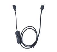 MCAOAL Pratici estensori per porta USB Cavo prolunga flessibile da 1 metro con pulsante per operazioni senza sforzo Cavo connessione