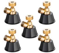 MCAOAL Set di 5 ugelli nebulizzatori con testa in ottone per nebulizzazione efficiente e ampia gamma per spray precisi nell'uso paesaggistico agricolo