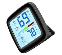 MCAOAL Termoclinometro igrometro Digitale Luminoso accessibile per Posizionamento a Parete o sul Piano Lavoro nel Monitor della Temperatura del Laboratorio ' Ufficio, della Camera da Letto