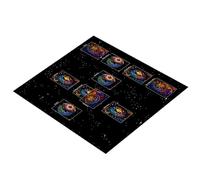 MCAOAL Tovaglia quadrata Tarocchi Altari Panno Gioco Da Tavolo Pad Astrologica Oracoli Copritavolo Tovaglietta Divinazioni Tovaglia