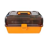 MCAOAL Trasportino da Pesca Compatto 36x20x20 cm con Attrezzatura da 547 e Scomparti Rimovibili/Set da Pesca con Trapano