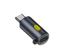 MCAOAL Viaggio 240 W Tipo C Maschio per Femminile Tensioni di flusso in tempo reale Controllo del cambio USB C Adattatore Pulsante di commutazione Schermo LED
