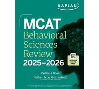 MCAT Behavioral Sciences Review 2025-2026 (Tascabile) Kaplan Test Prep