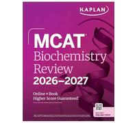 MCAT Biochemistry Review 2026-2027: Online + Book