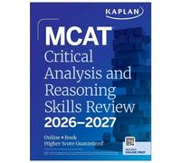 MCAT Critical Analysis and Reasoning Skills Review 2026-2027: Online + Book