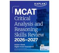 MCAT Critical Analysis and Reasoning Skills Review 2026-2027: Online + Book